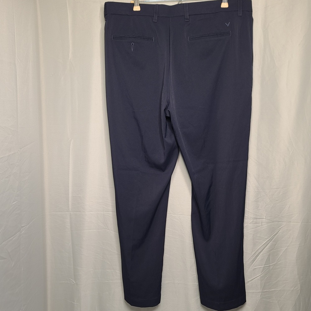 Callaway Golf Pants Mens 38x30 Navy Blue Stretch Performance Trousers AZ2159